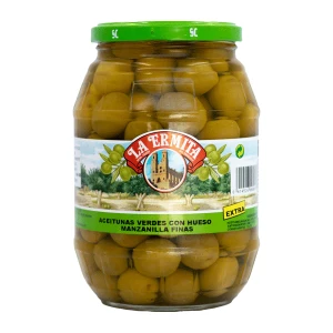 Oliwki Zielone Manzanilla  z pestką w zalewie solankowej 580g