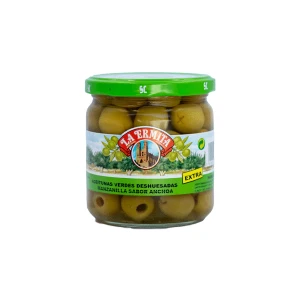 Oliwki Zielone Manzanilla bez pestki w zalewie anchoa słoik 200ml