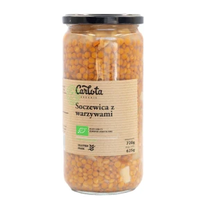 soczewica z warzywami danie wegańskie 625g